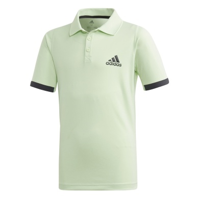 adidas Tennis-Polo New York #19 lime Jungen